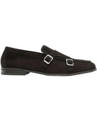 Doucal's - Double Buckle Monk Shoes - Lyst