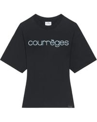 Courreges - Courrèges Waisted Printed T-Shirt - Lyst
