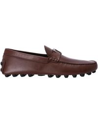Tod's - Logo-Plaque Slip-On Loafers - Lyst