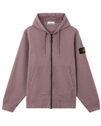 Stone Island - Zip-Up Hoodie - Lyst