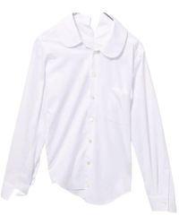 Junya Watanabe - Peter Pan Collar Pocket Shirt - Lyst