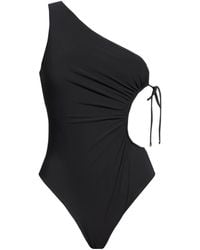 Saint Laurent - One-Shoulder One-Piece Swimsuit - Lyst