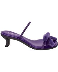 Loewe - Mimi Bow Sandal - Lyst