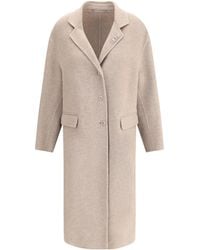 Ermanno Scervino - Single-Breasted Flap-Pocket Coat - Lyst