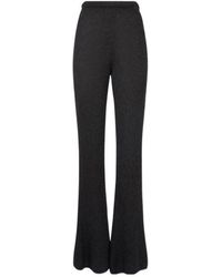 The Row - Gregori Knitted Bell Bottoms - Lyst