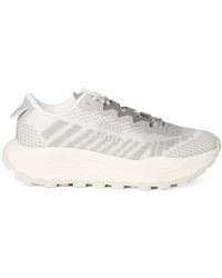 Miu Miu - Logo-Printed Lace-Up Sneakers - Lyst