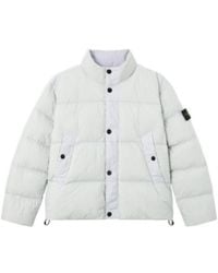 Stone Island - Logo Patch Bomber Jacket - Lyst