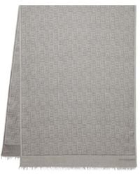 Ferragamo - Letter Printed Scarf - Lyst