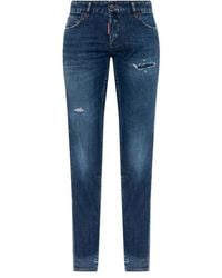 DSquared² - Distressed Super Skinny Jeans - Lyst