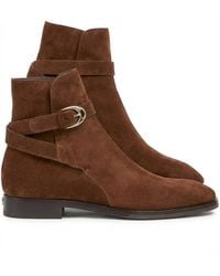Gucci - Ankle Boot With Buckle - Lyst
