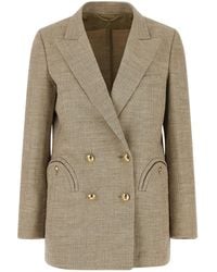 Blazé Milano - Blazé Milano Marisa Double-Breasted Blazer - Lyst