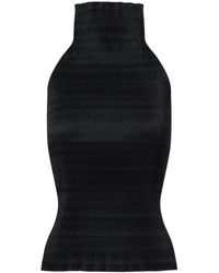 Magda Butrym - Shirred Turtleneck Top - Lyst