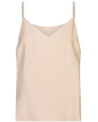 Peserico - Embellished-Strap V-Neck Sleeveless Top - Lyst