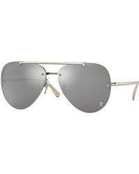 Versace - Eyewear Pilot Frame Sunglasses - Lyst