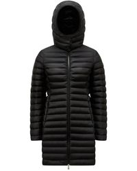 Moncler - Igelong Hooded Long Down Jacket - Lyst
