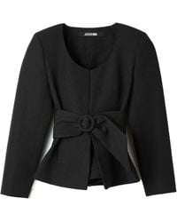 Jacquemus - Belted Peplum Jacket - Lyst