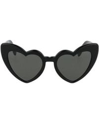 Saint Laurent - Eyewear Heart Shaped Sunglasses - Lyst