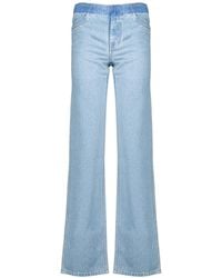 Christopher Esber - Contrast Waistband Jeans - Lyst