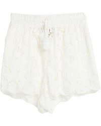 FARM Rio - Solid-Color Cut-Out Shorts - Lyst