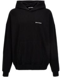 Palm Angels - Logo Embroidered Hoodie - Lyst