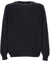 Gran Sasso - Long Sleeved Crewneck Knitted Jumper - Lyst