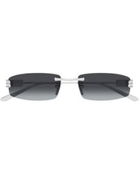 Balenciaga - Eyewear Rectangle Frame Sunglasses - Lyst