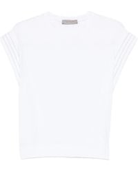 D.exterior - Stripe-Sleeve T-Shirt - Lyst