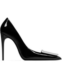Saint Laurent - Avenue Pointed-Toe Pumps - Lyst