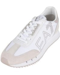 EA7 - Logo Logo Low Upper Board Shoes - Lyst
