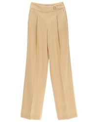 Ermanno Scervino - Belted Straight-Leg Trousers - Lyst