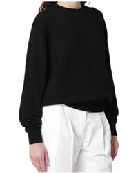 TOTEME - Totême Ribbed Crew-Neck Knitted Sweater - Lyst