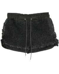 Sacai - Drawstring Elastic Waist Shorts - Lyst