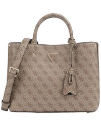 Guess - Monogram-Pattern Crossbody Bag - Lyst