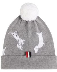 Thom Browne - Pompom-Detail Hector Beanie - Lyst