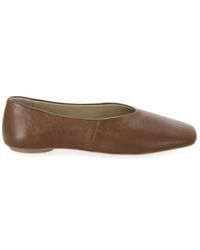 Max Mara - Catullo Square Toe Slip-On Flat Shoes - Lyst