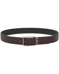 Ferragamo - Ferragamo Reversible Gancini Belt - Lyst