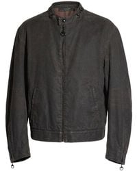 Gucci - Cotton Viscose Denim Jacket With Horsebit - Lyst