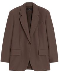 Weekend by Maxmara - Oversized Cotton-Blend Blazer - Lyst