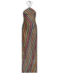 Missoni - Zigzag-Knit Open Back Dress - Lyst