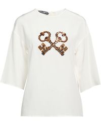Dolce & Gabbana - Solid-Color T-Shirt - Lyst