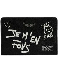 Zadig & Voltaire - Zv Pass Arty Tag Card Holder - Lyst