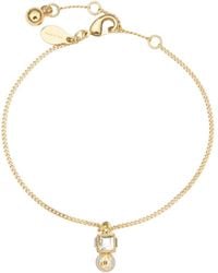 Jimmy Choo - Jc Embellished Cube Bracelet - Lyst
