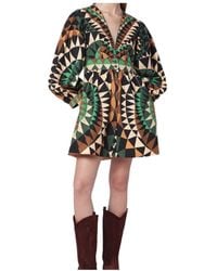 FARM Rio - Heart Deco Mini Dress - Lyst