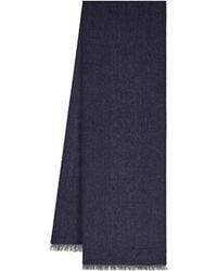 Ferragamo - Ferragamo Signature Embroidered Scarf - Lyst