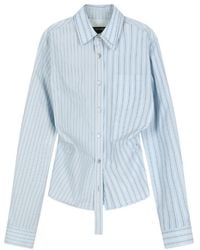 ANDERSSON BELL - Striped Gathered Shirt - Lyst