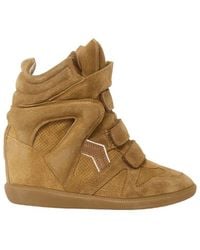 Isabel Marant - Bekett Suede Wedge Sneakers - Lyst
