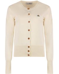 Vivienne Westwood - Orb Embroidered Knit Cardigan - Lyst