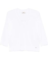 Herno - V-Neck Knitted Jumper - Lyst