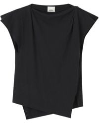 Isabel Marant - Asymmetric Short-Sleeved T-Shirt - Lyst