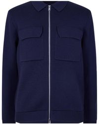 BOSS - Knitted Lapel Casual Jacket - Lyst